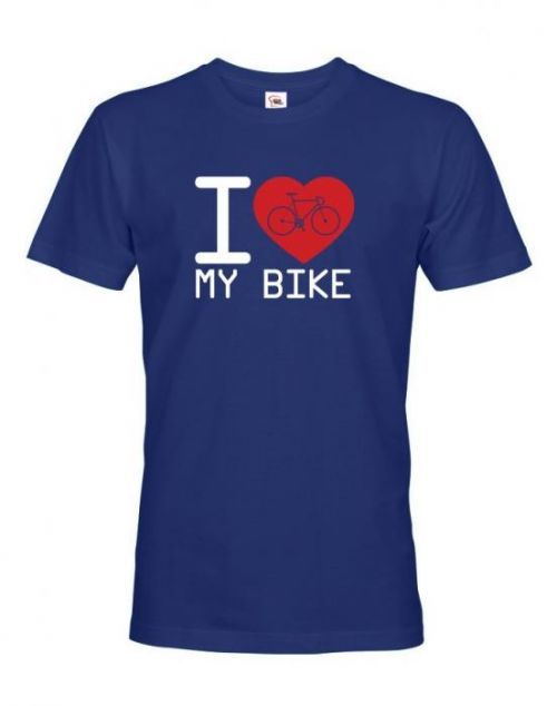 Pánské tričko pro cyklisty I love my bike - ideální dárek