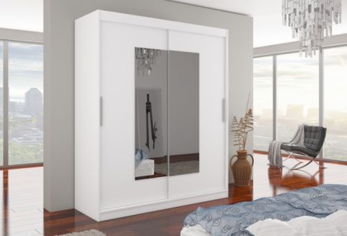 ArtAdr Šatníková skriňa Rosette Farba: Biela