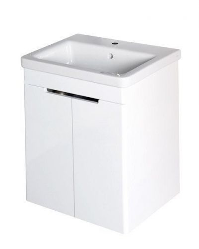 SAPHO - ELLA umývadlová skrinka 56,5x65x43cm, 2xdvierka,biela (70065)