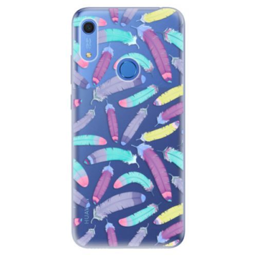 Odolné silikónové puzdro iSaprio - Feather Pattern 01 - Huawei Y6s