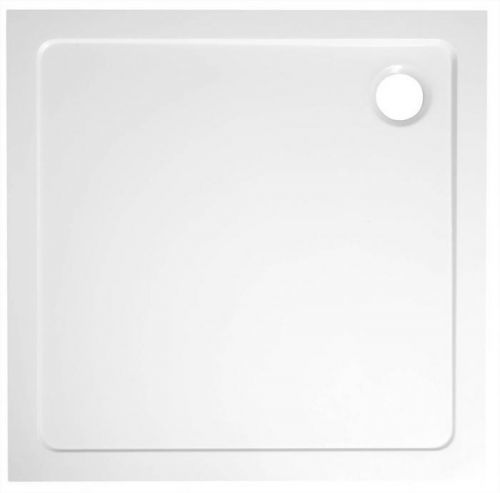 AQUALINE - TECMI vanička z liateho mramoru, štvorec 80x80x3 cm (PQ008)