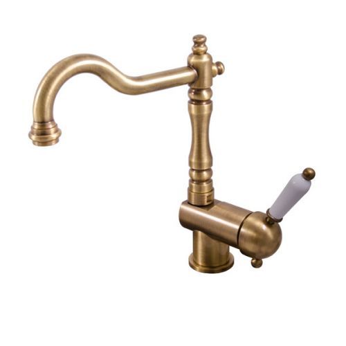 SLEZAK-RAV - Vodovodní baterie dřezová LABE - STARÁ MOSAZ, Barva: stará mosaz, Rozměr: 3/8'' (L508.0/8SM)