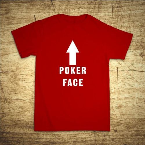 Tričko s motivem Poker face