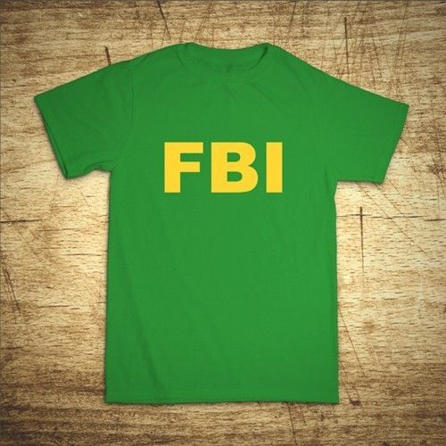 Tričko s motívom FBI