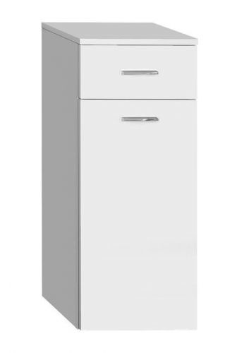 AQUALINE - ZOJA/KERAMIA FRESH skrinka spodná s košom 35x78x29cm, biela (50261)