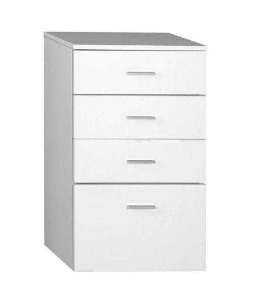 AQUALINE - ZOJA/KERAMIA FRESH skrinka spodná 50x78x29cm, biela, zásuvková (50308)