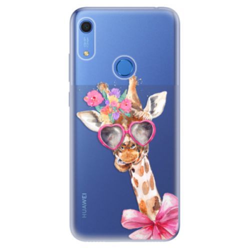 Odolné silikónové puzdro iSaprio - Lady Giraffe - Huawei Y6s