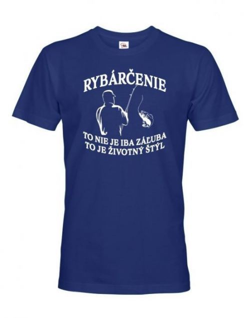 Vtipné rybárske tričko Rybárčenie je životný štýl - darček k narodeninám