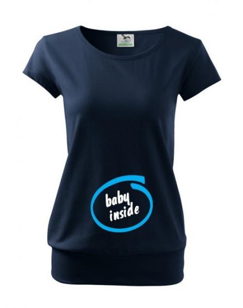 Tehotenské tričko s vtipným motívom Baby inside