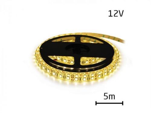LED pásik 12V 2835 120LED/m IP20 max. 12W/m tepla biela (cievka 5m) Geti