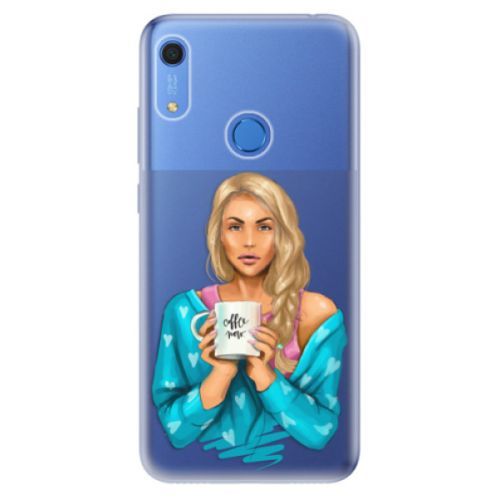 Odolné silikónové puzdro iSaprio - Coffe Now - Blond - Huawei Y6s