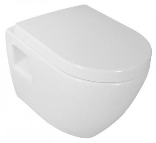 AQUALINE - NERA WC závesné 35,5x50 cm, biela (NS952)