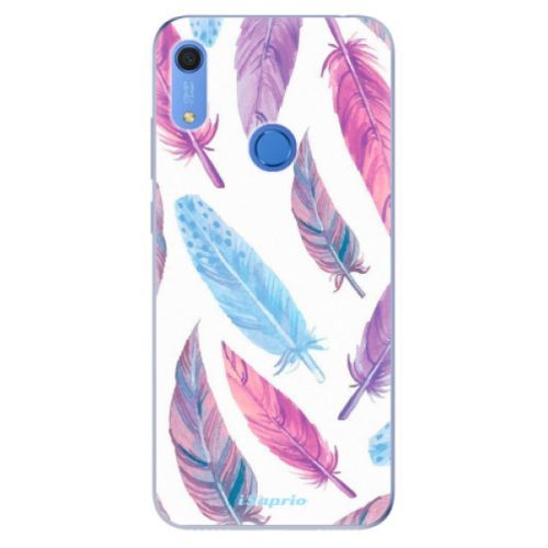 Odolné silikónové puzdro iSaprio - Feather Pattern 10 - Huawei Y6s