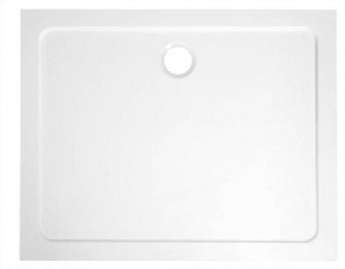 AQUALINE - TECMI sprchová vanička z liateho mramoru 100x80x3 cm (PQ10080)