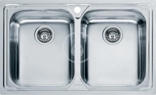 FRANKE FRANKE - Logica Drez LLX 620 z nehrdzavejúcej ocele, 790 mmx500 mm + sifón (101.0199.870)