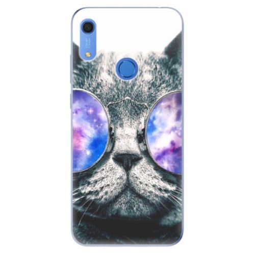 Odolné silikónové puzdro iSaprio - Galaxy Cat - Huawei Y6s