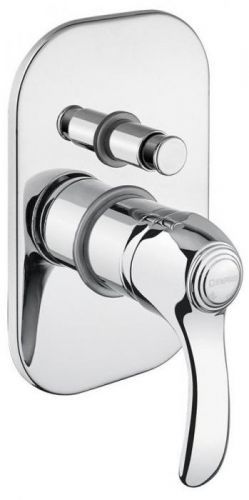 SAPHO - KIRKÉ podomietková sprchová batéria, 2 výstupy, chróm (KI42C)