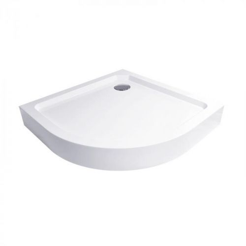 MEREO - Sprchová vanička R550, 80x80x14 cm, SMC, biela, vrátane nožičiek a sifónu (CV11H)