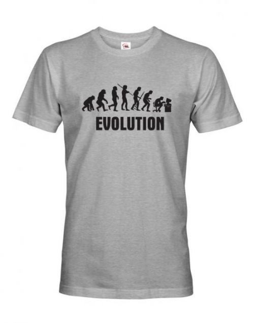 Pánské tričko Evoluce IT - ideální dárek pro všechny Ajťáky