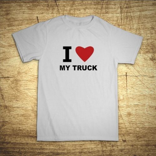 Tričko s motívom I love my truck