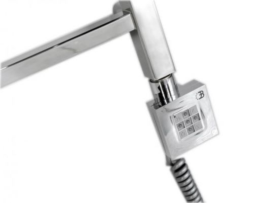 SAPHO - KTX vykurovacia tyč s termostatom, 800W, chróm (KTX-C-800)