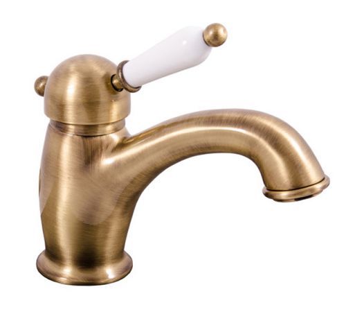 SLEZAK-RAV - Vodovodní baterie umyvadlová LABE - STARÁ MOSAZ , Barva: stará mosaz, Rozměr: 3/8'' (L526.0SM)
