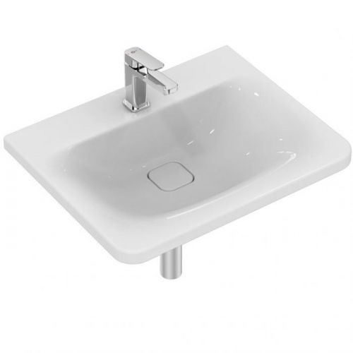IDEAL STANDARD - Tonic II Nábytkové umývadlo 615 mm x 490 mm x 170 mm, s Ideal Plus, biela (K0878MA)