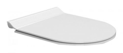 GSI - NORM/PURA WC sedátko SLIM Soft Close, duroplast, biela/chrom (MS86CSN11)