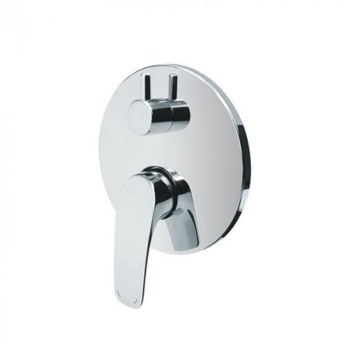 MEREO - Sprchová podomietková batéria s prepínačom, Eve, Mbox, kruhový kryt, chróm (CBV60106A)