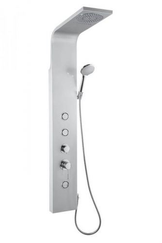 AQUALINE - TUSA sprchový panel s batériou, 1400 mm, hliník (SL680)