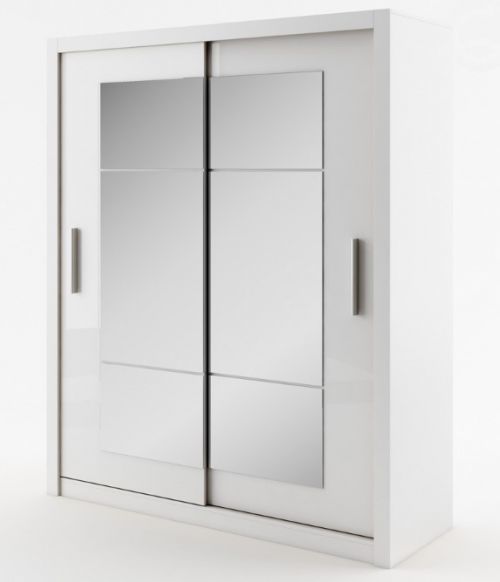 Dig-net nábytok Šatníková skriňa Idea ID-02 Farba: Biela