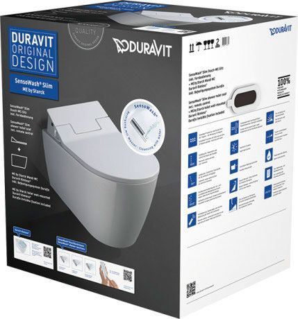 Duravit SensoWash Slim SET ME by Starck WC sedátko+WC mísa EU 631000002004300 (D631000002004300)