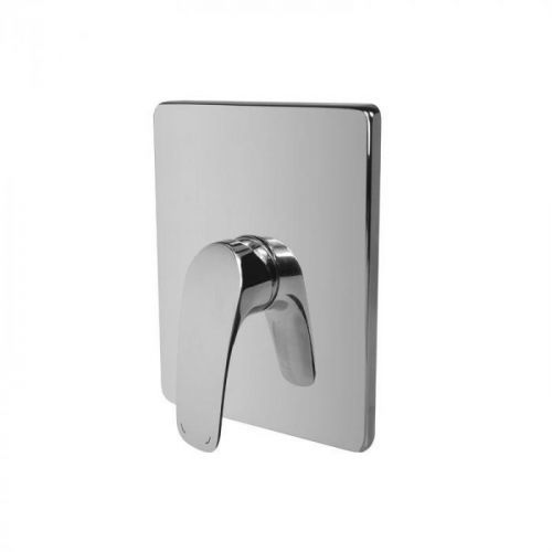 MEREO - Sprchová podomietková batéria bez prepínača, Eve, Mbox, hranatý kryt, chróm (CBV60105C)