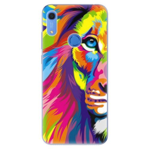 Odolné silikónové puzdro iSaprio - Rainbow Lion - Huawei Y6s