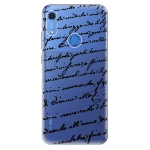 Odolné silikónové puzdro iSaprio - Handwriting 01 - black - Huawei Y6s