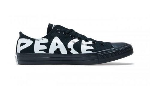 Converse Chuck Taylor All Star Peace Powered Lo Black čierne 167893C