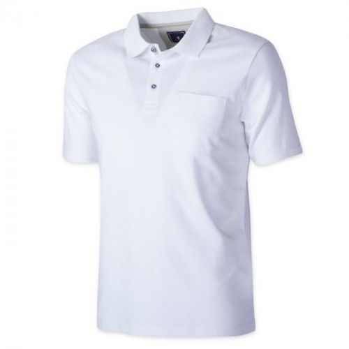 Pánske polo tričko bielej farby 11793