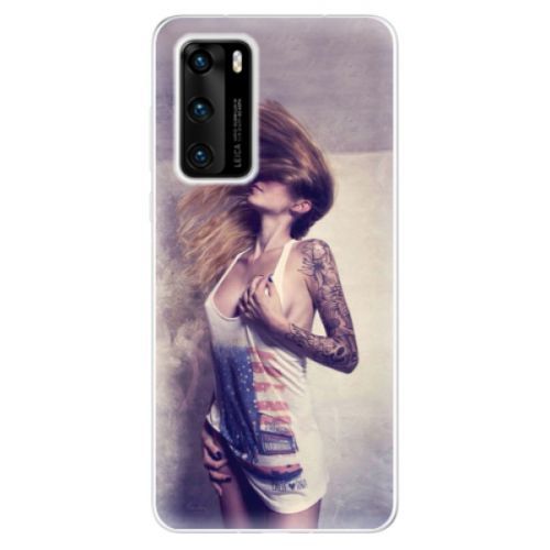 Odolné silikónové puzdro iSaprio - Girl 01 - Huawei P40