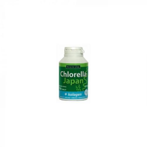 Health Link Chlorella Japan + kolagén 750 tabliet