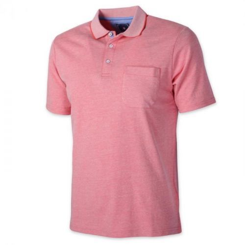Pánske polo tričko koralovej farby 11791