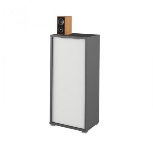 Skříň Rioma TYP 10 grafit / bílá Tempo Kondela