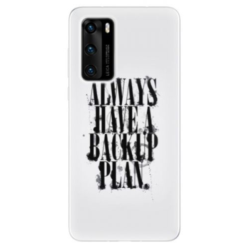 Odolné silikónové puzdro iSaprio - Backup Plan - Huawei P40