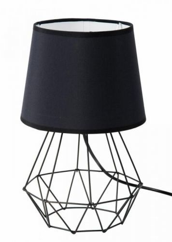 Stolní lampa Diamond se stínidlem- ČERNÁ
