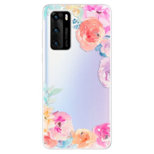 Odolné silikónové puzdro iSaprio - Flower Brush - Huawei P40