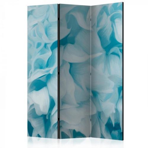 Paraván Azalea (blue) Dekorhome 135x172 cm (3-dílný)