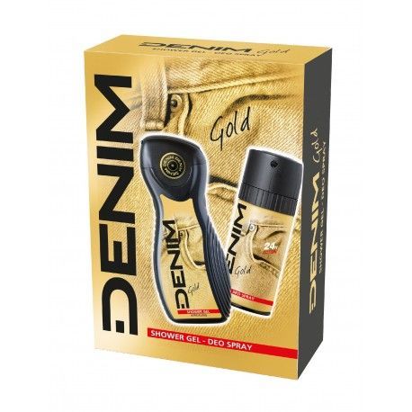 Denim Gold sprchový gél 250ml + deodorant 150ml darčekový set