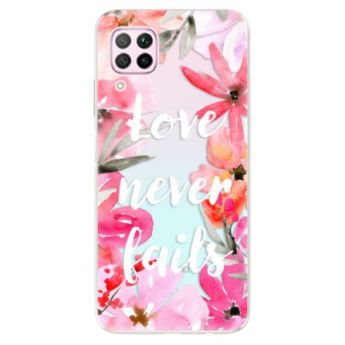 Odolné silikónové puzdro iSaprio - Love Never Fails - Huawei P40 Lite