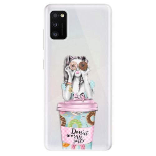 Odolné silikónové puzdro iSaprio - Donut Worry - Samsung Galaxy A41