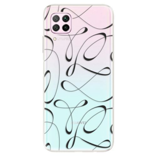 Odolné silikónové puzdro iSaprio - Fancy - black - Huawei P40 Lite