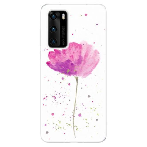 Odolné silikónové puzdro iSaprio - Poppies - Huawei P40